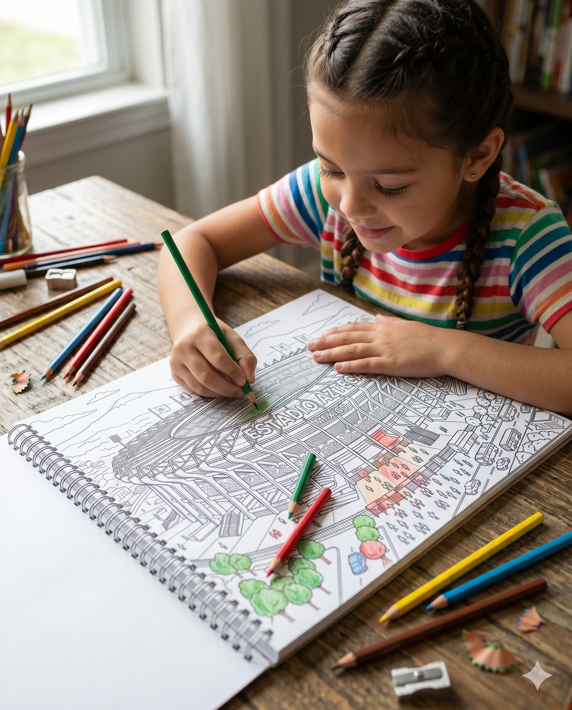 Páginas para colorear del pack mundialista