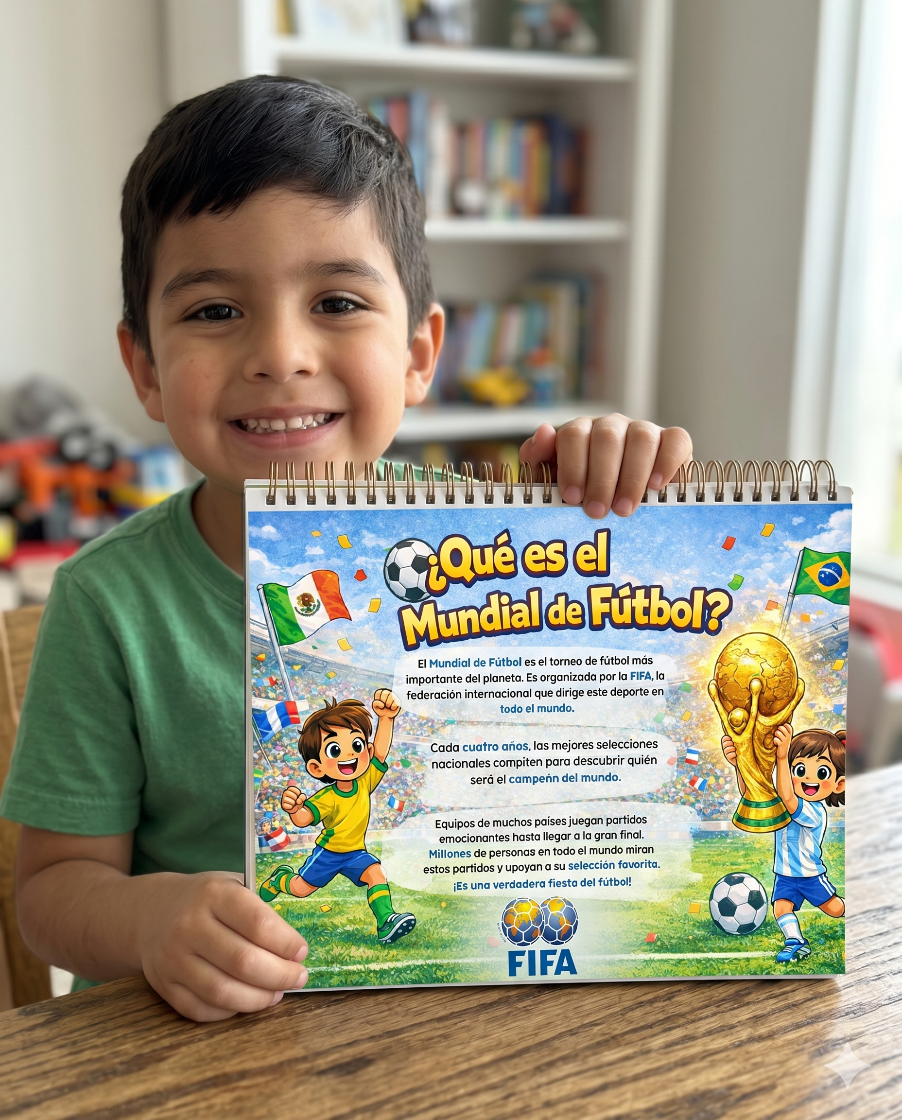 Contenido educativo del pack mundialista